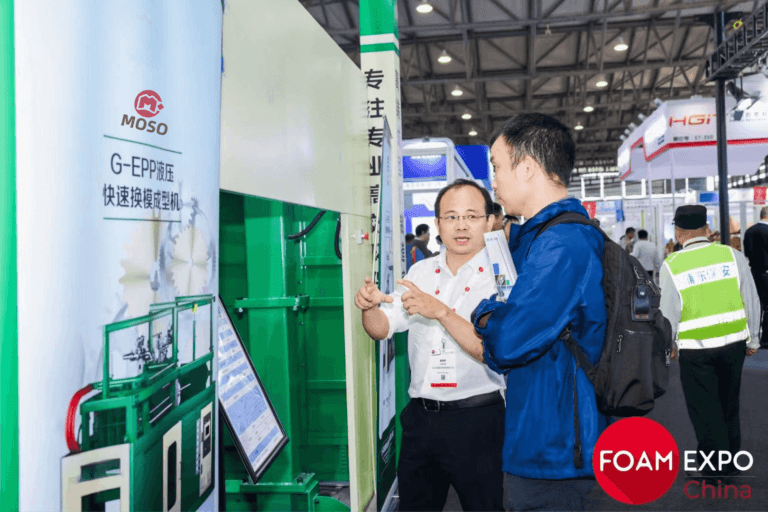 MOSO team presenting EPP solutions at global exhibition