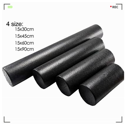 Different sizes and types of EPP foam rollers