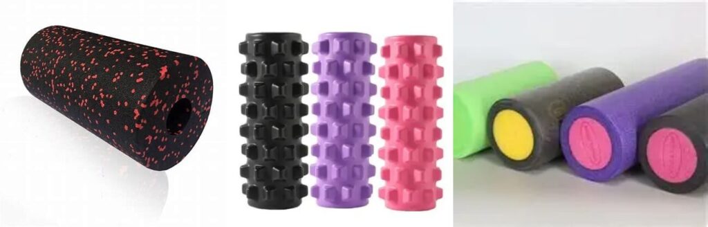 Comparison of EPP vs EVA vs PE foam rollers