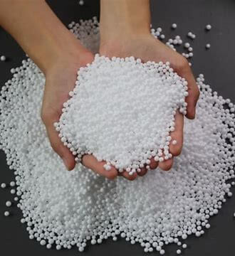 Close-up view of premium EPP beads with smooth surface